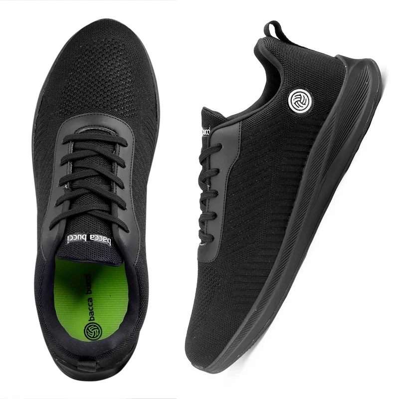 Bacca Bucci Black Project Plus Shoes for Men with Large Feet for Men | Best Price UAE